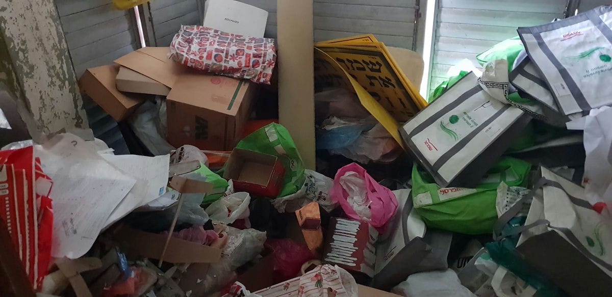 פינוי זבל ופסולת מוזנח שנים רבות - עשה זאת בעצמך